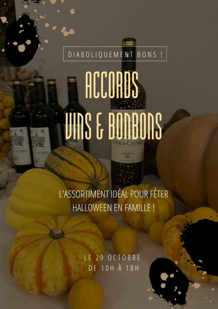 , 29/10 : Accord vins et bonbons &#8211; L&rsquo;assortiment idéale pour fêter Halloween en famille !